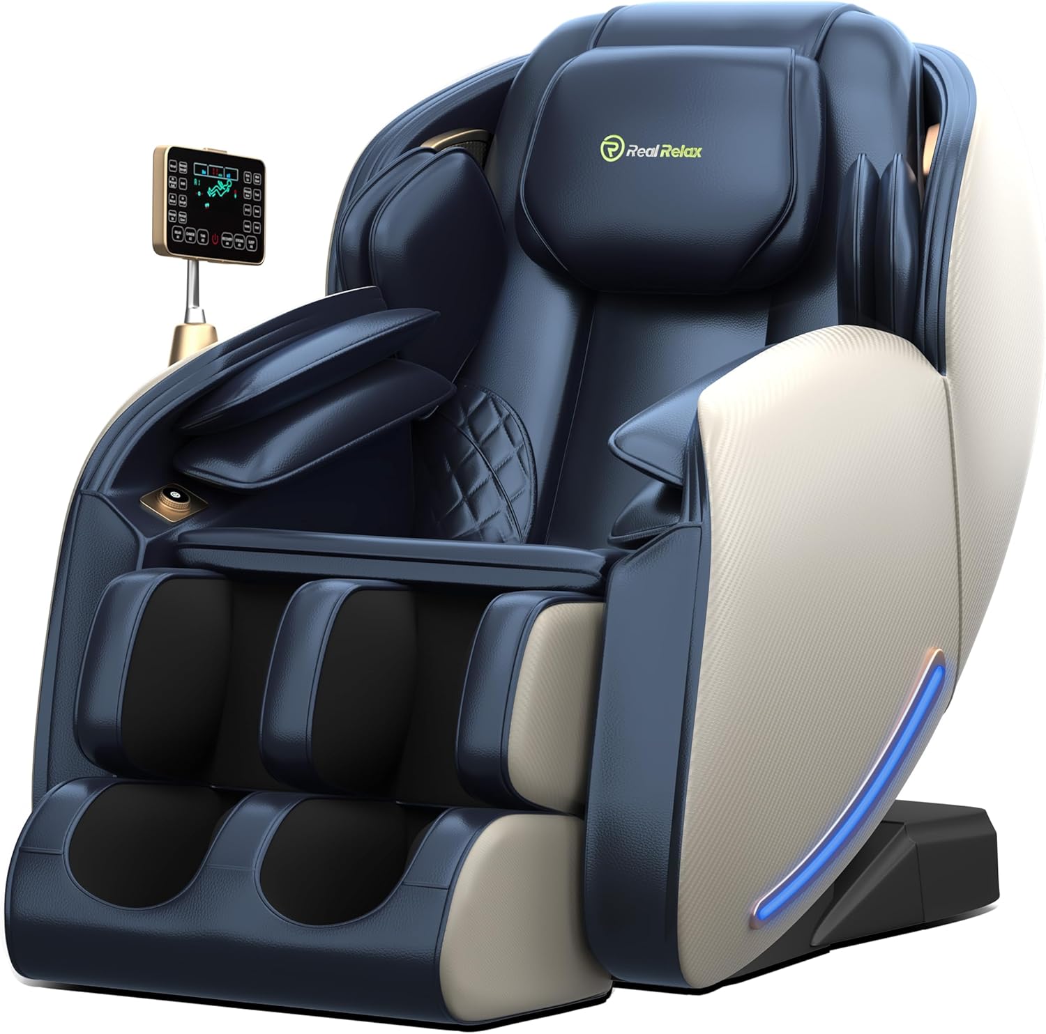 Real Relax Massagesessel mit Wärmefunktion & Zero Gravity ...