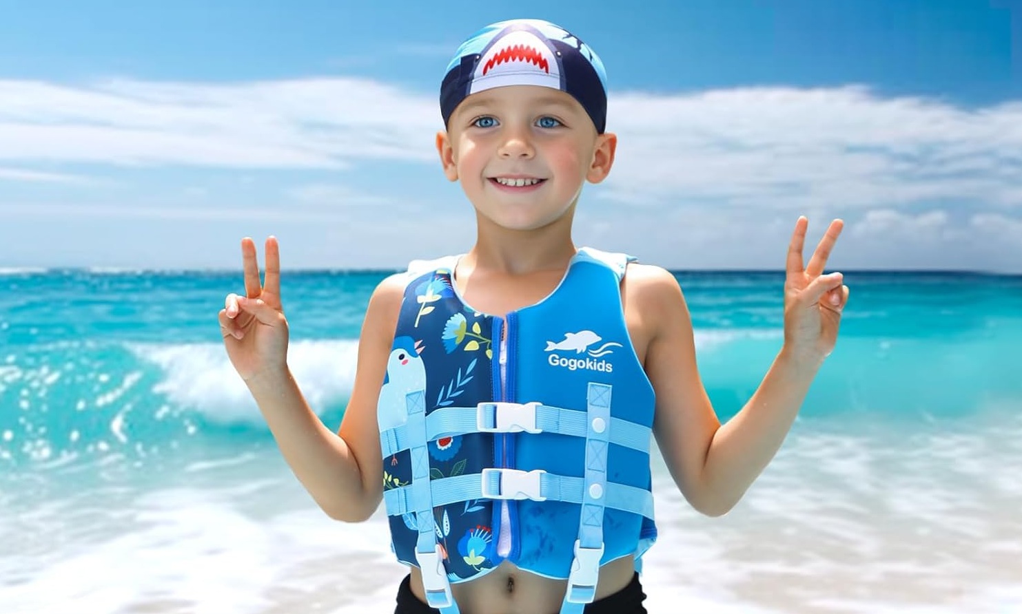 Gogokids Kinder Schwimmweste Float Jacket
