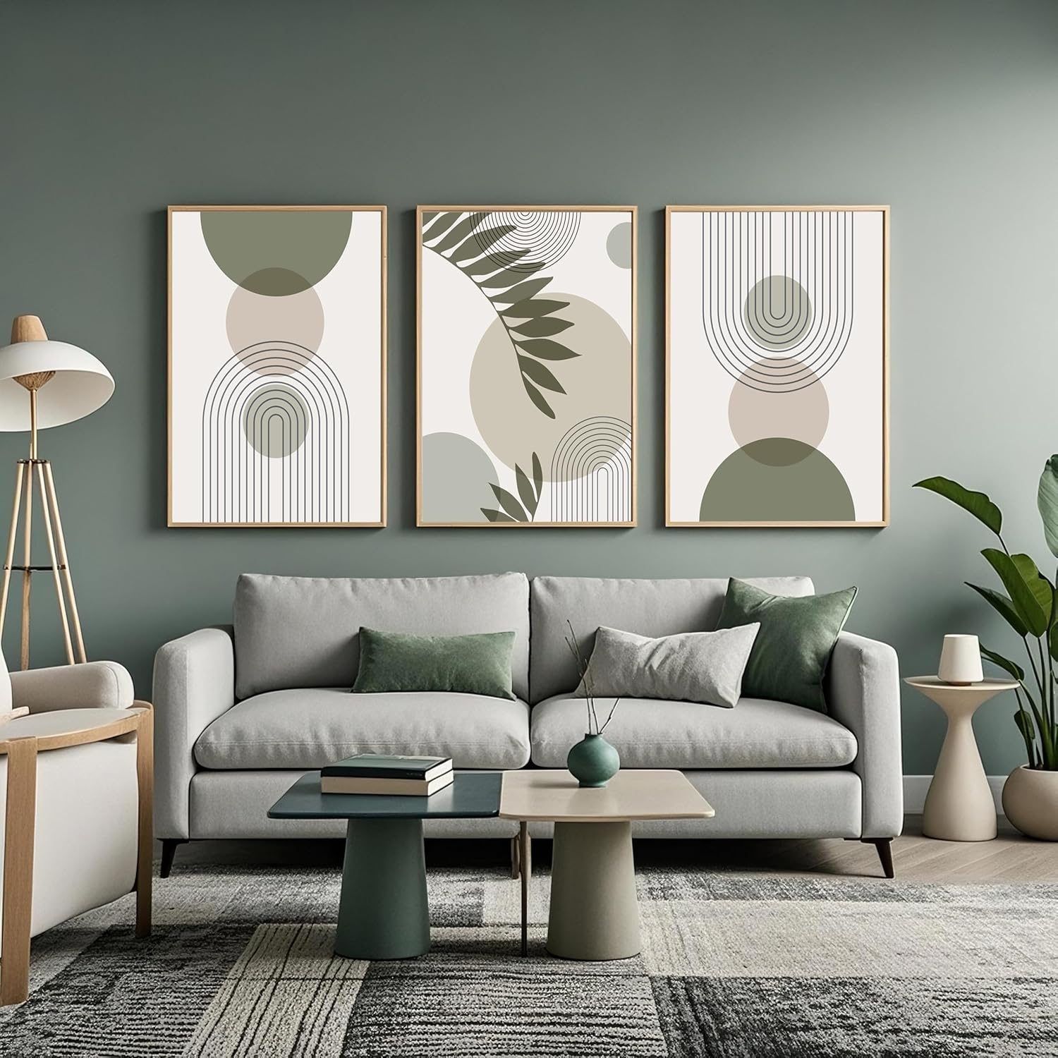 PWAAHDC Moderne Bilder Wohnzimmer Poster Set