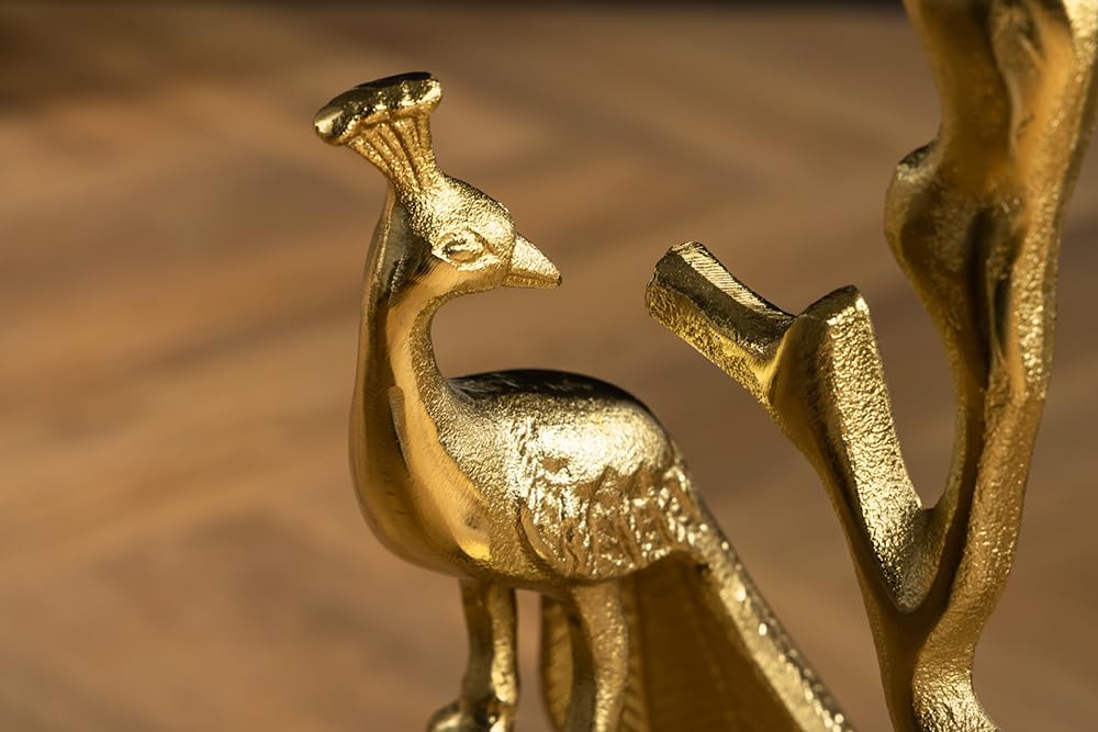 Riess Ambiente Runder Beistelltisch Wildlife Peacock