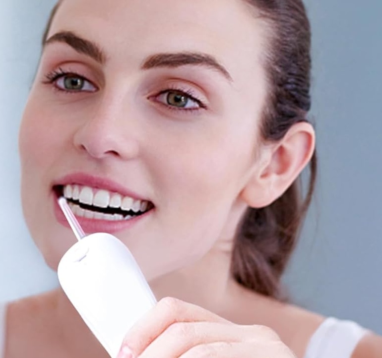 Water Flosser [kabellos tragbar] 6 Modi und IPX7 wasserdicht Munddusche 