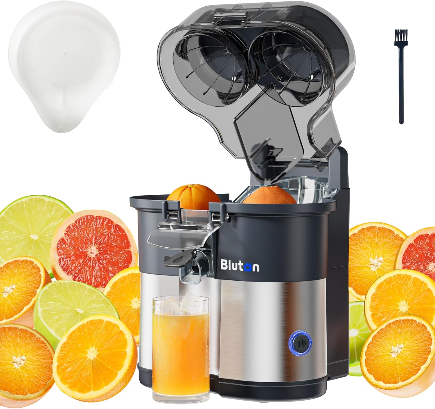 Blutan B Juicy O2 Elektrische Zitruspresse & Orangenpresse