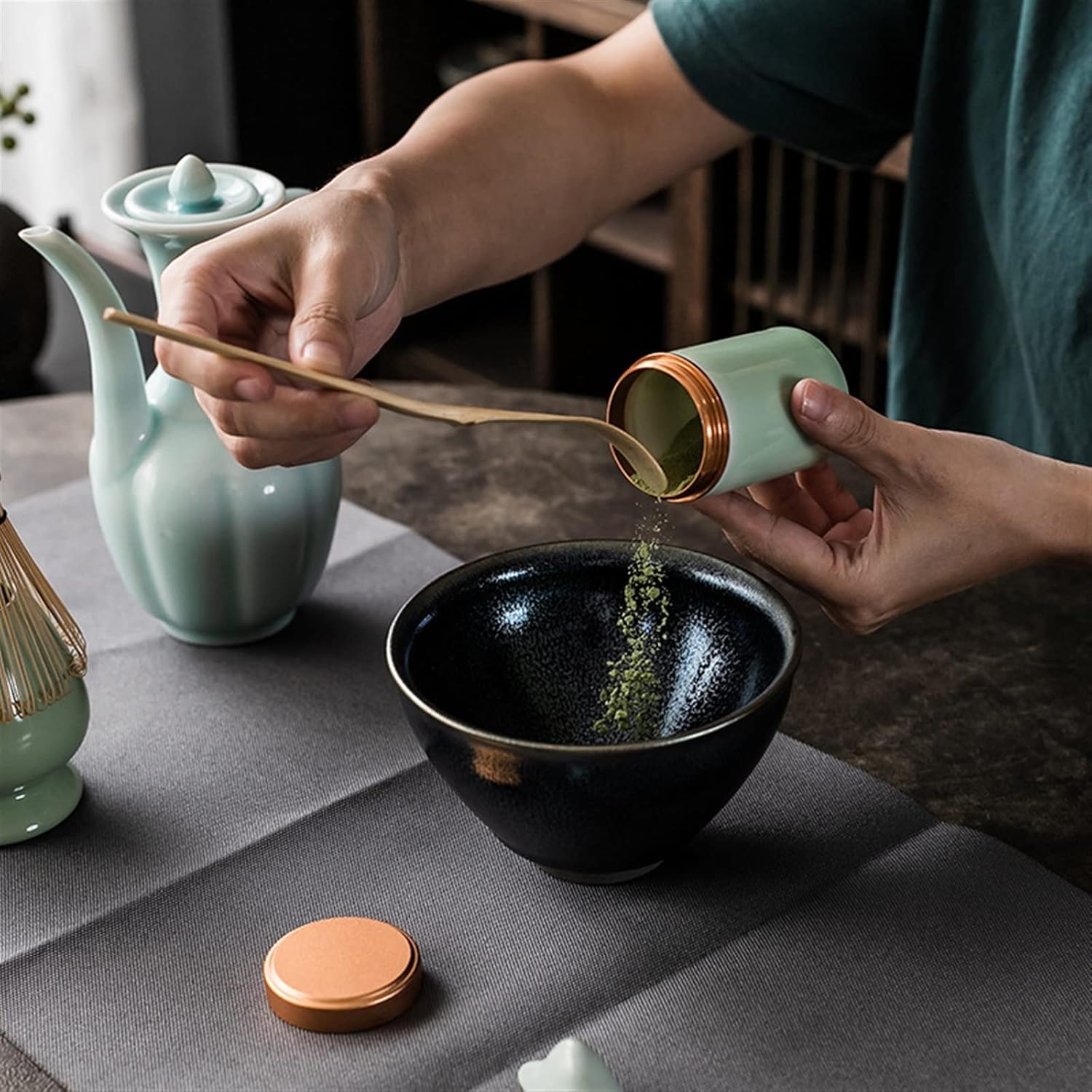 YLWX Matcha-Tee-Set Der Song-Dynastie, Matcha-teeservice