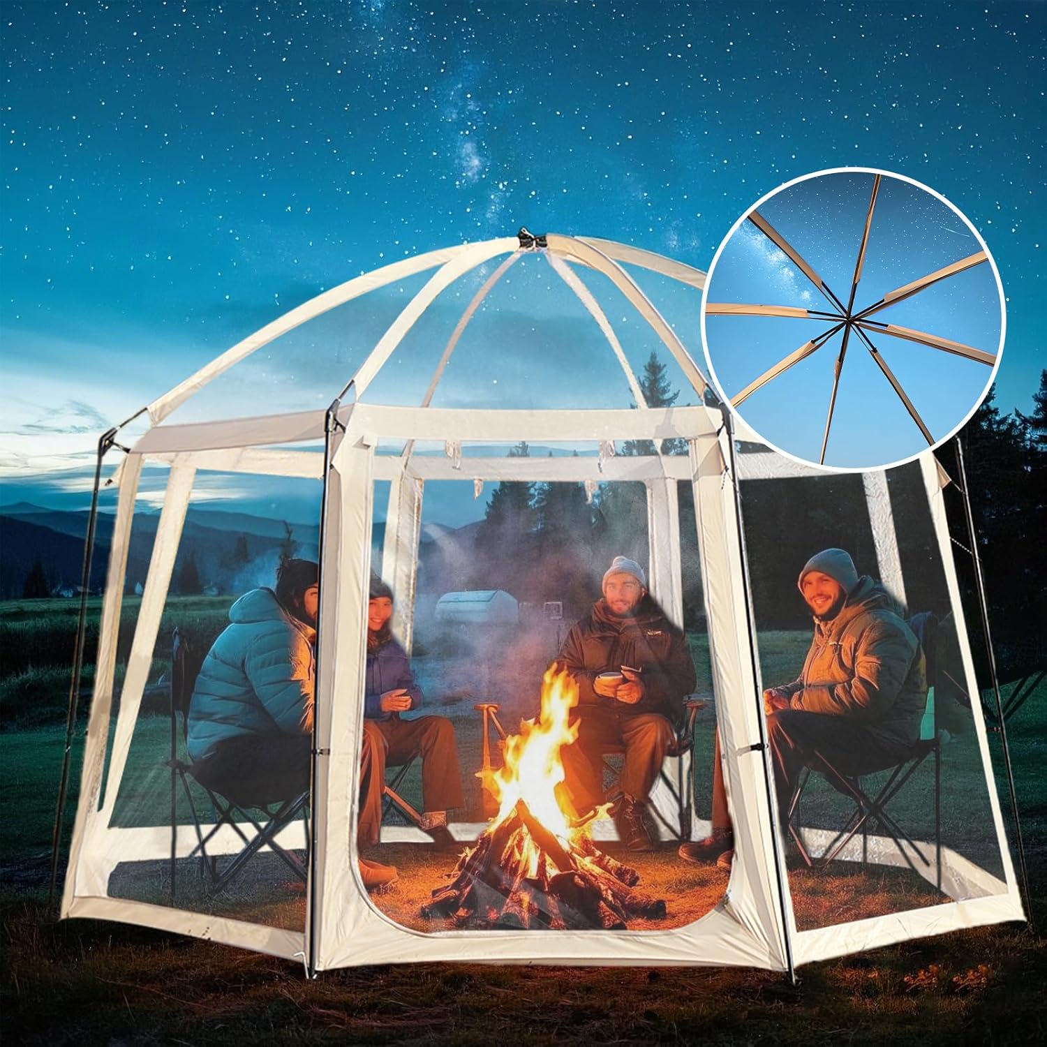 Bubble Zelt, Transparentes Zelt im Freien, Garten Iglu