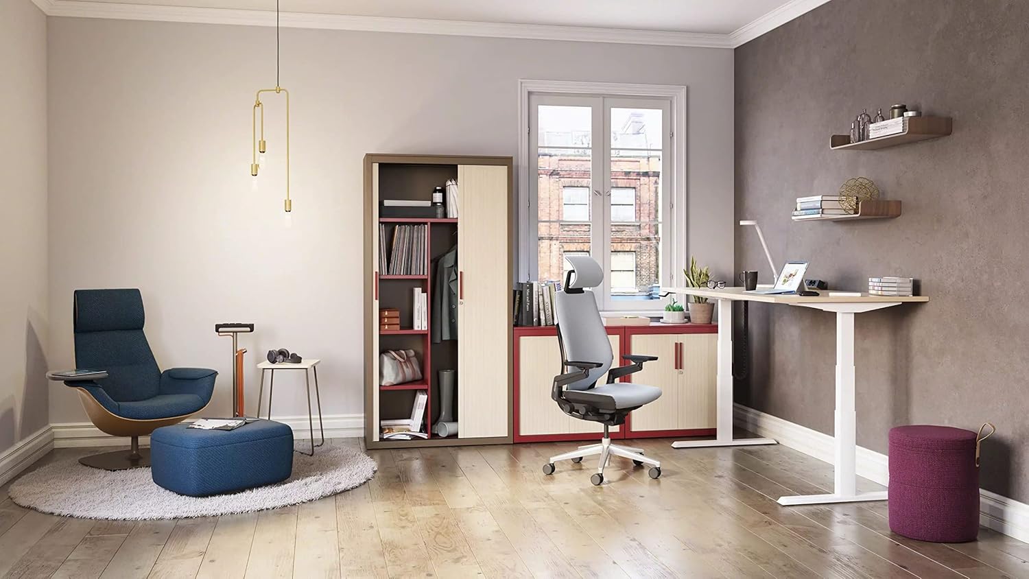 Steelcase Gesture Ergonomischer Bürostuhl mit 360° Armlehnen