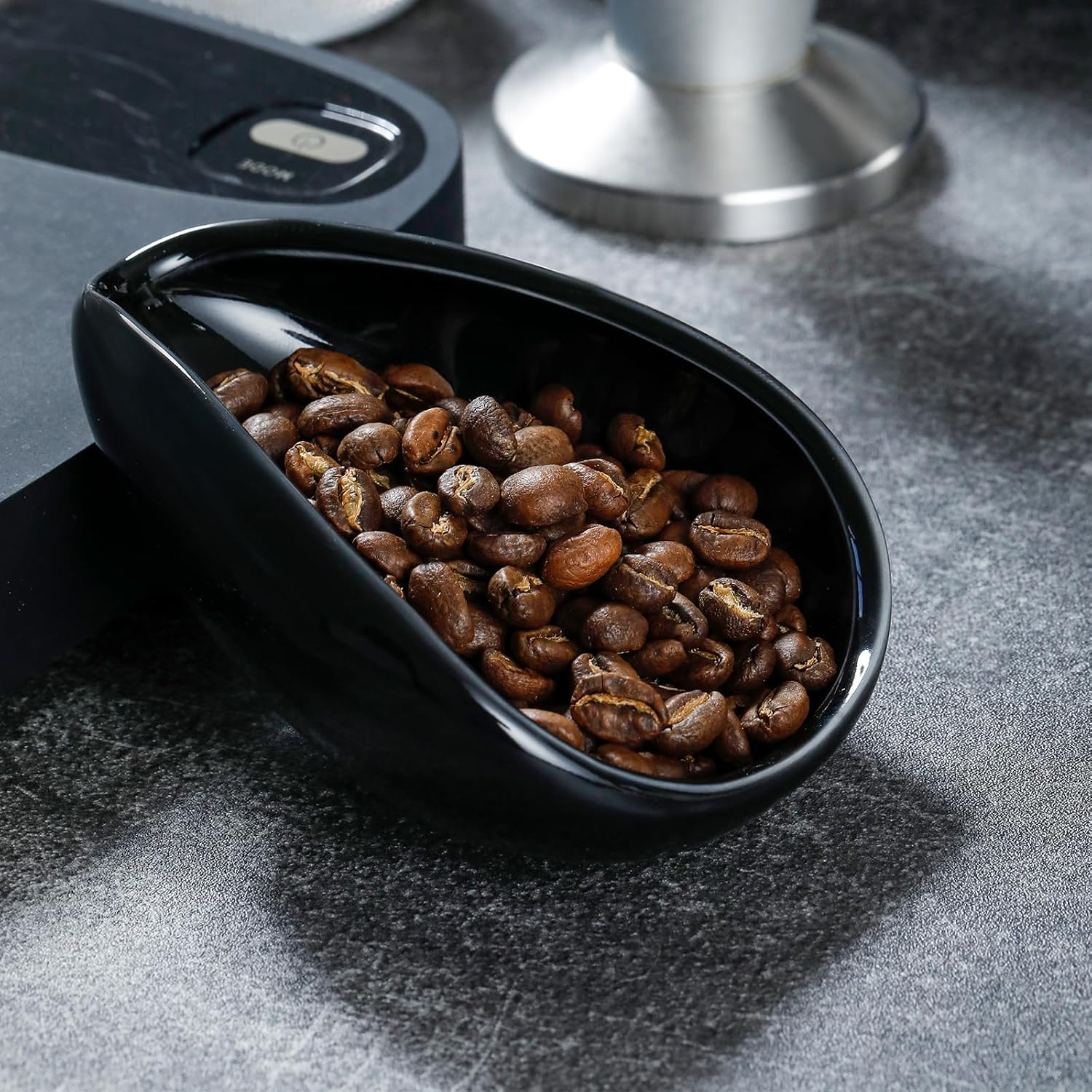 Keramik Kaffee Dosierbecher & Sprühflasche Set - Kaffeebohnen Wiegebecher und Teeblätter Sprüher