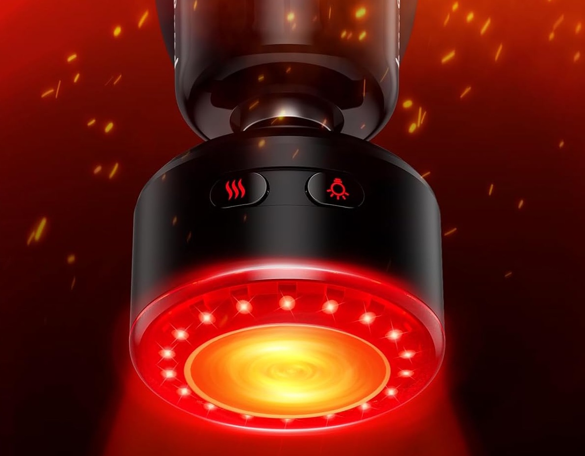 Bob and Brad Q2 Ultra Massagepistole mit Infrarot-Heizmassagekopf