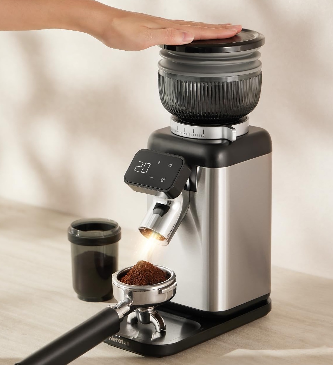 Neretva Kaffeemühle, Professionelle 40 Präzisionsschleife Kaffeemühle