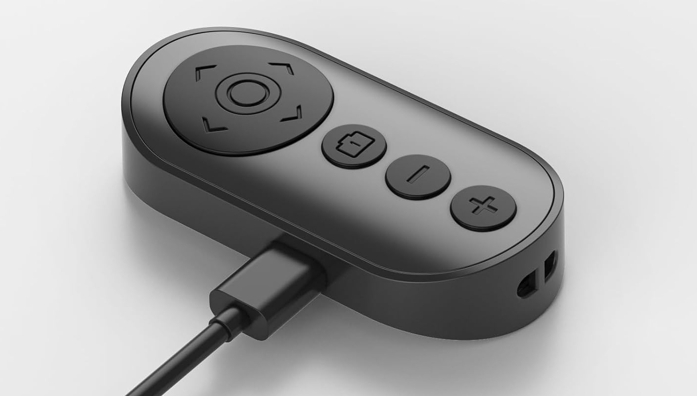 Kabelloser Kamera-Fernauslöser mit Zoom & Foto/Video-Steuerung