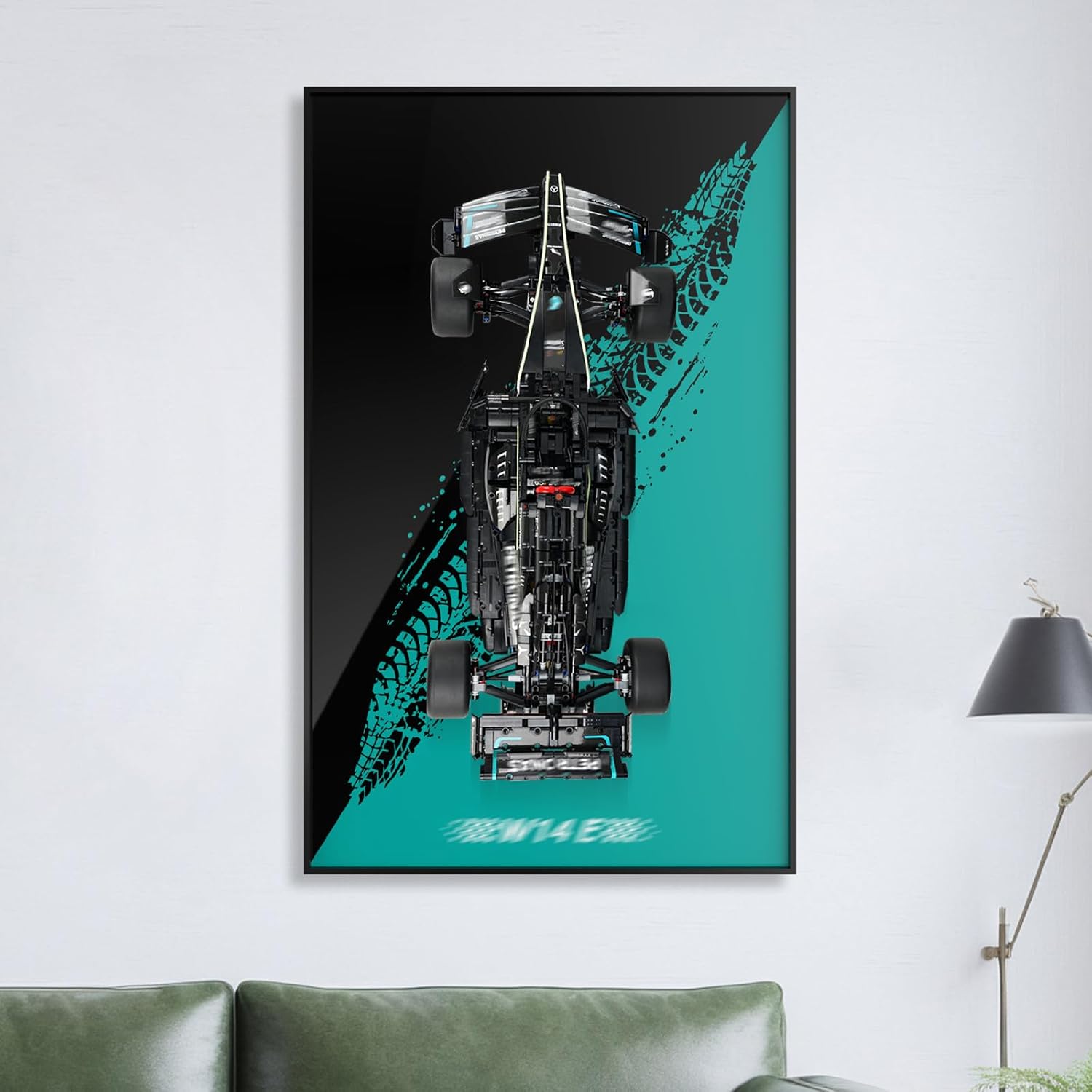 Display Wallboard für Lego Technic Mercedes-AMG