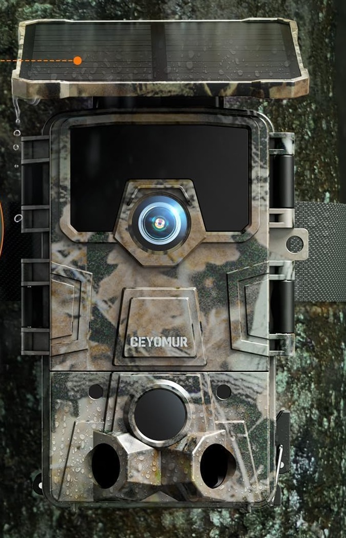 CEYOMUR 4K 30fps Solar Wildkamera