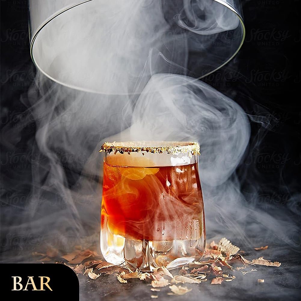 Elektrisches Drink Smoker Kit, Cocktail Smoker Infuser Set mit 4 Flavors