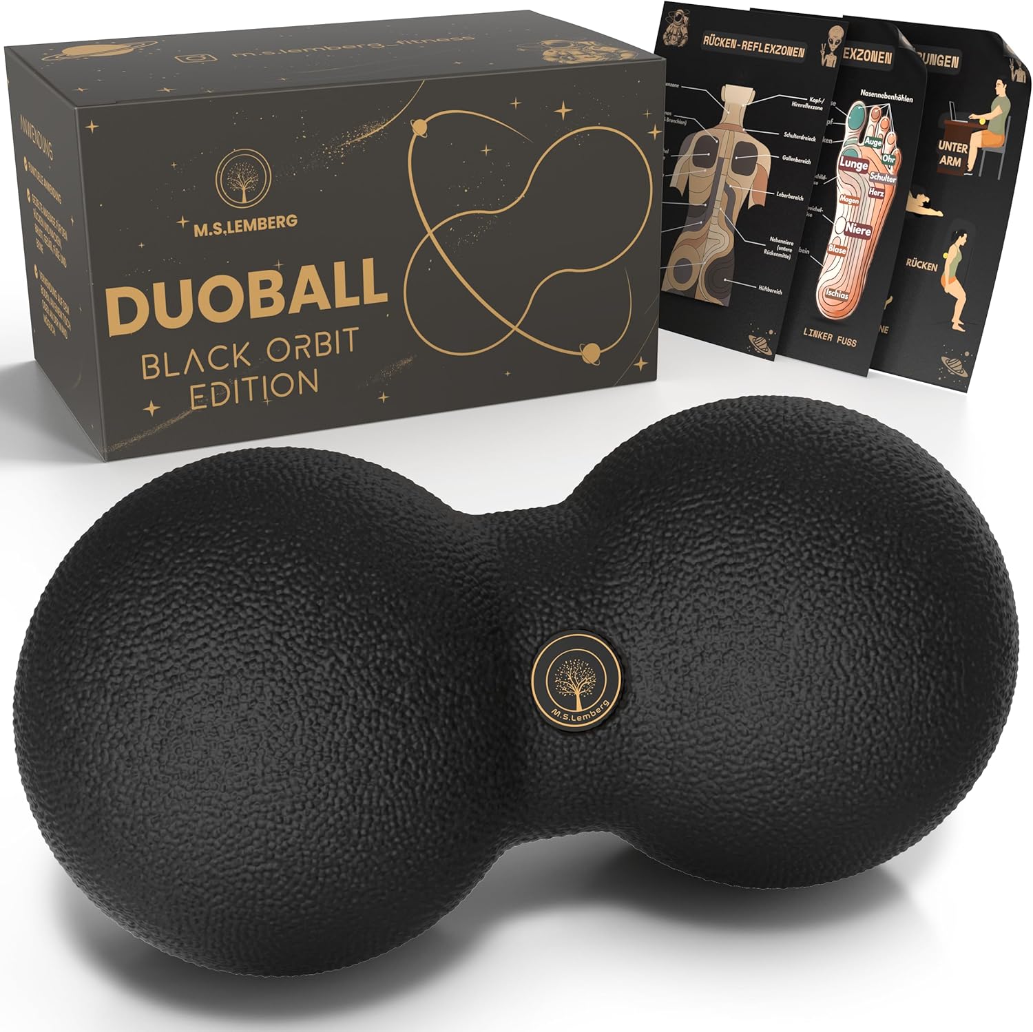 M.S.Lemberg Faszienball Duoball - Massageball für Selbstmassage der Faszien