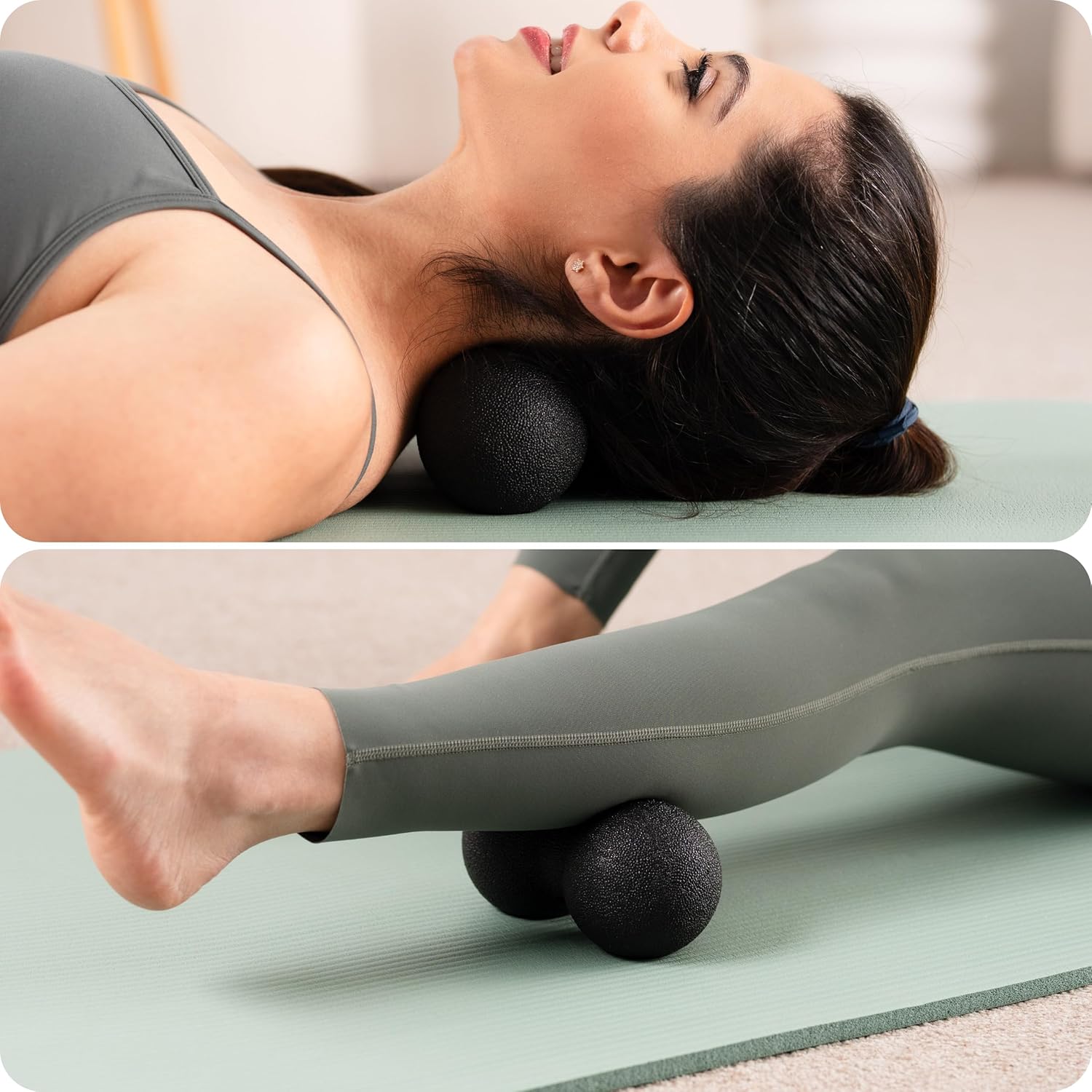 M.S.Lemberg Faszienball Duoball - Massageball für Selbstmassage der Faszien