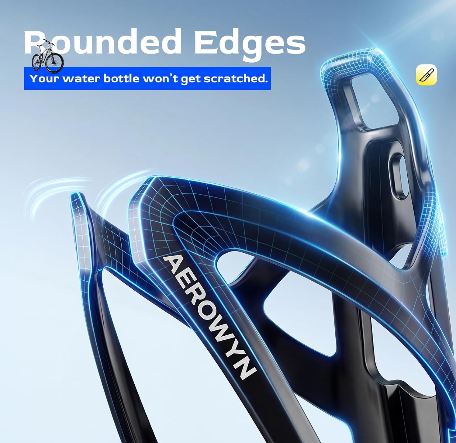 Flaschenhalter Fahrrad Getränkehalter Fahrrad Zubehör 35G Leichtgewicht PC Trinkflaschenhalter Fahrrad