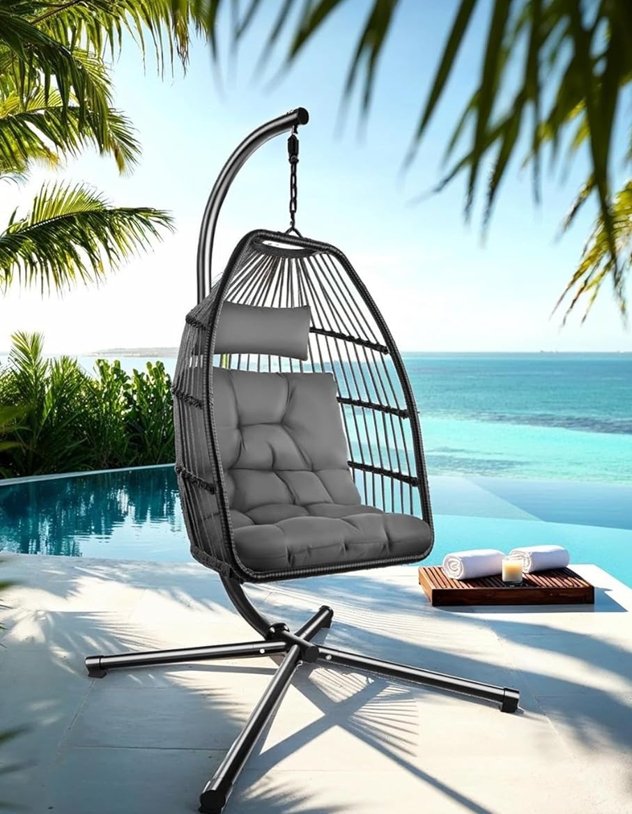 tectake® Hängesessel mit Gestell