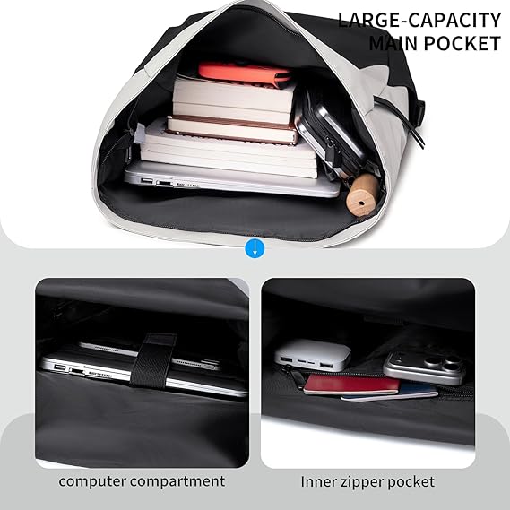Rolltop Rucksack Damen Herren