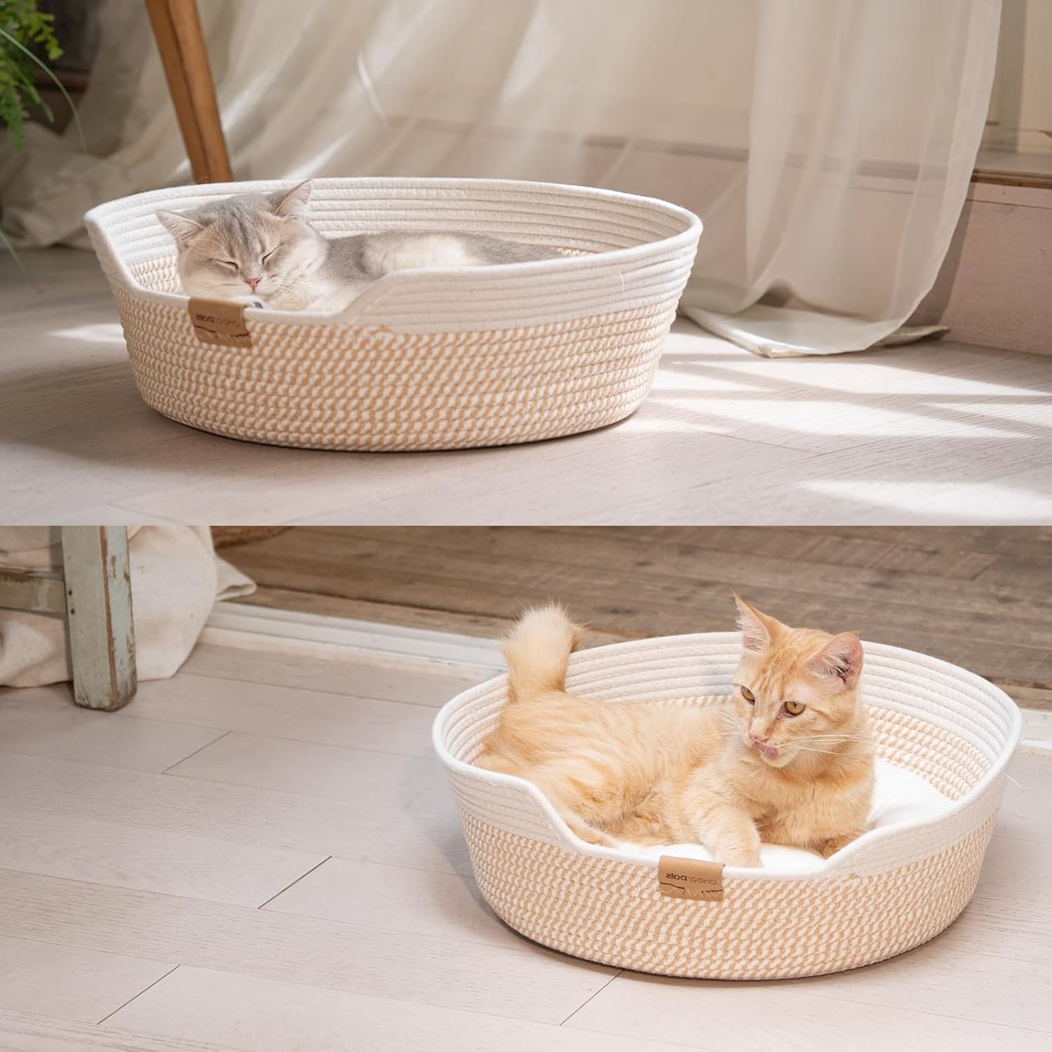 CheerPals Katzenbett mit Kissen