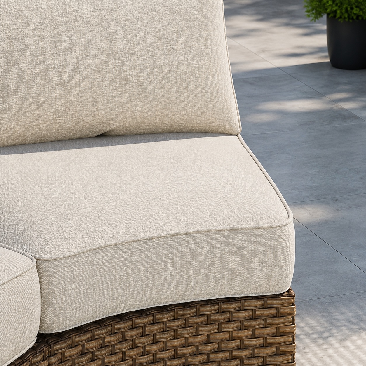 MFSTUDIO Polyrattan Gartenmöbel