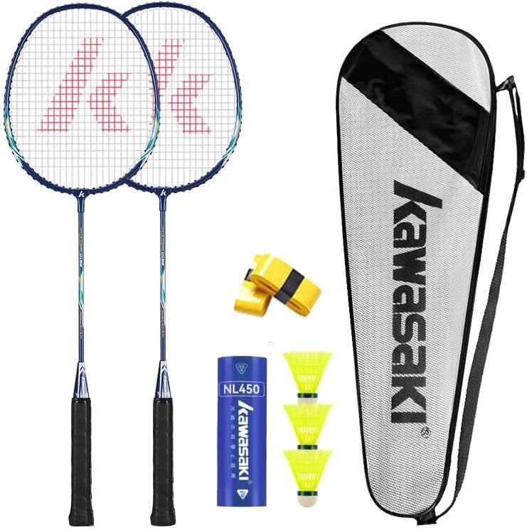 Kawasaki Profi Badminton Schläger Set
