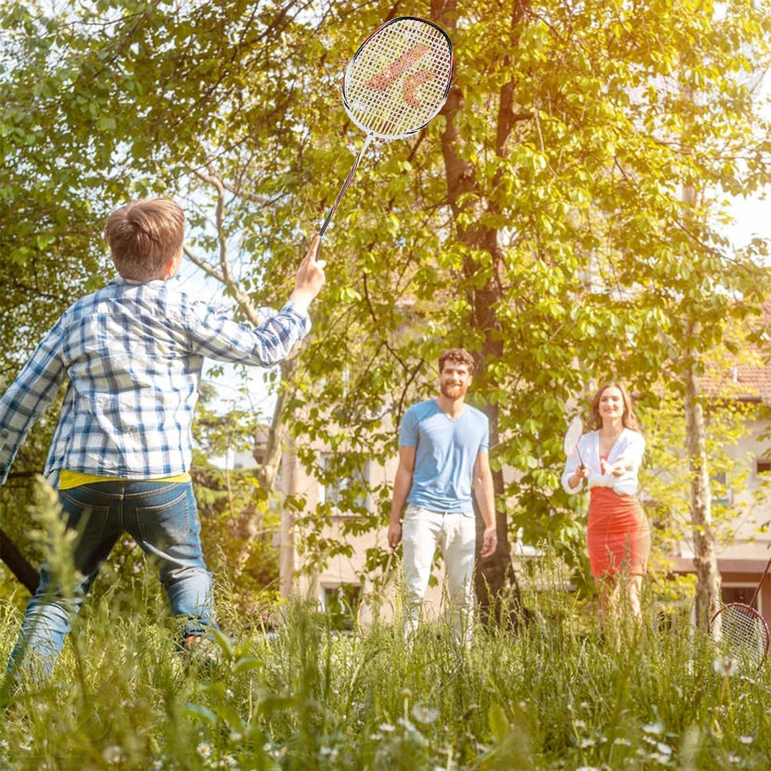 Kawasaki Profi Badminton Schläger Set