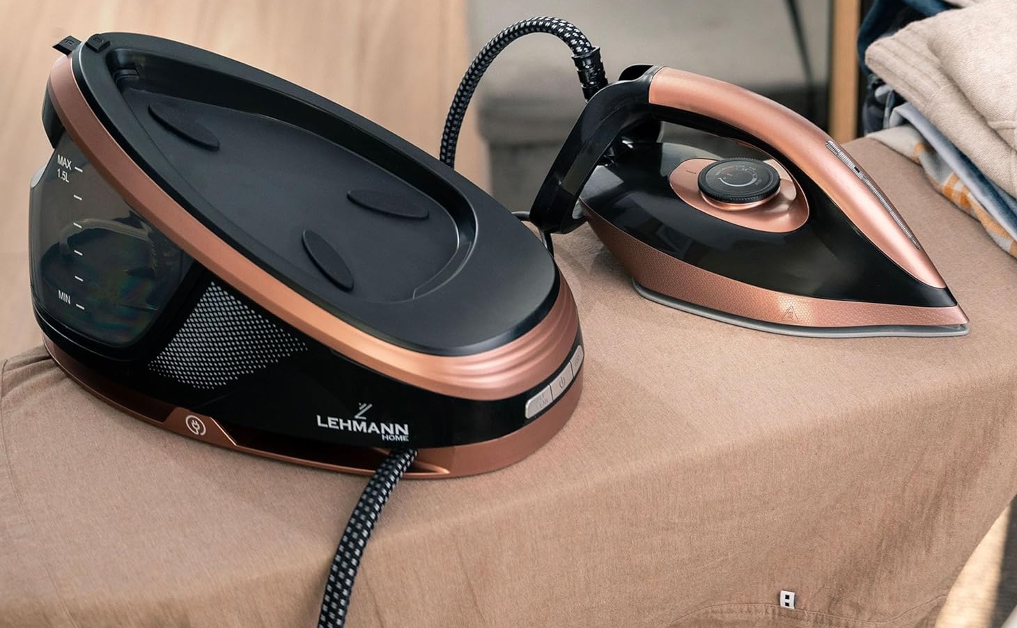 LEHMANN Dampfbügelstation 8 Bar Druck & 2400 Watt