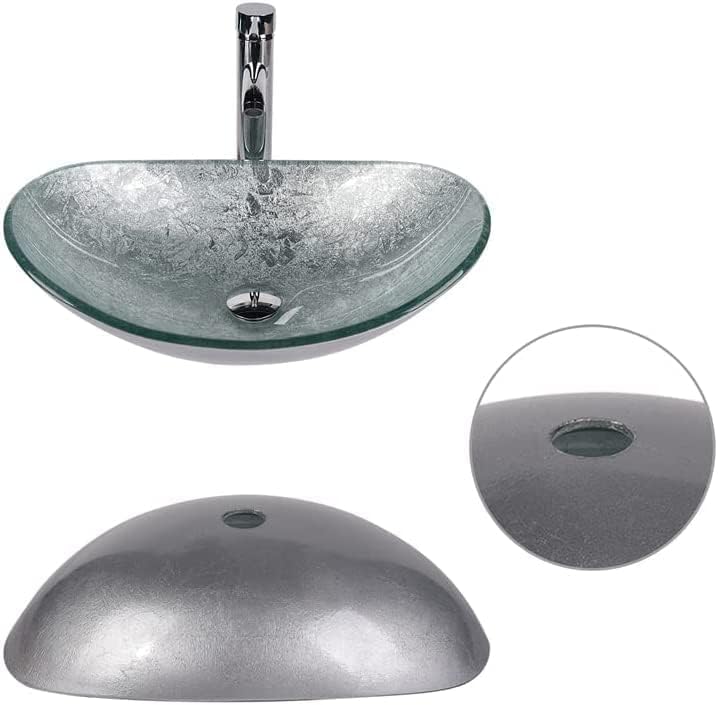 ZealWe Badmöbel Set Waschbecken Waschtisch mit Unterschrank