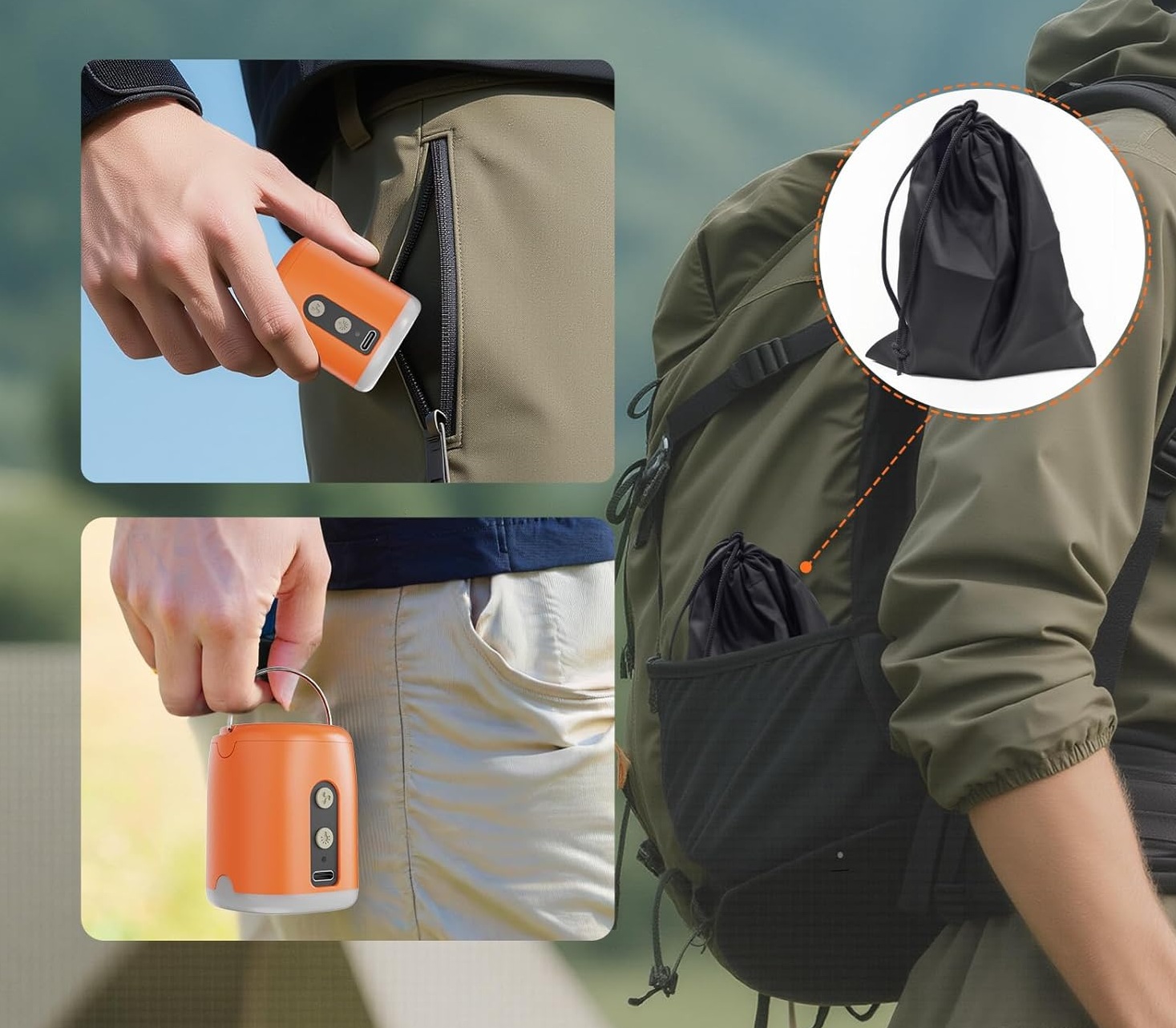 Elektrische Luftpumpe für Luftmatratze