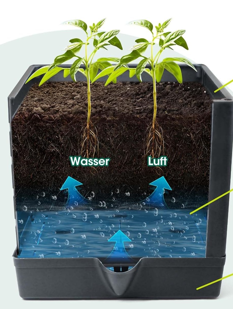 MYMULIKE 1 Stück Tomatentopf mit Rankhilfe
