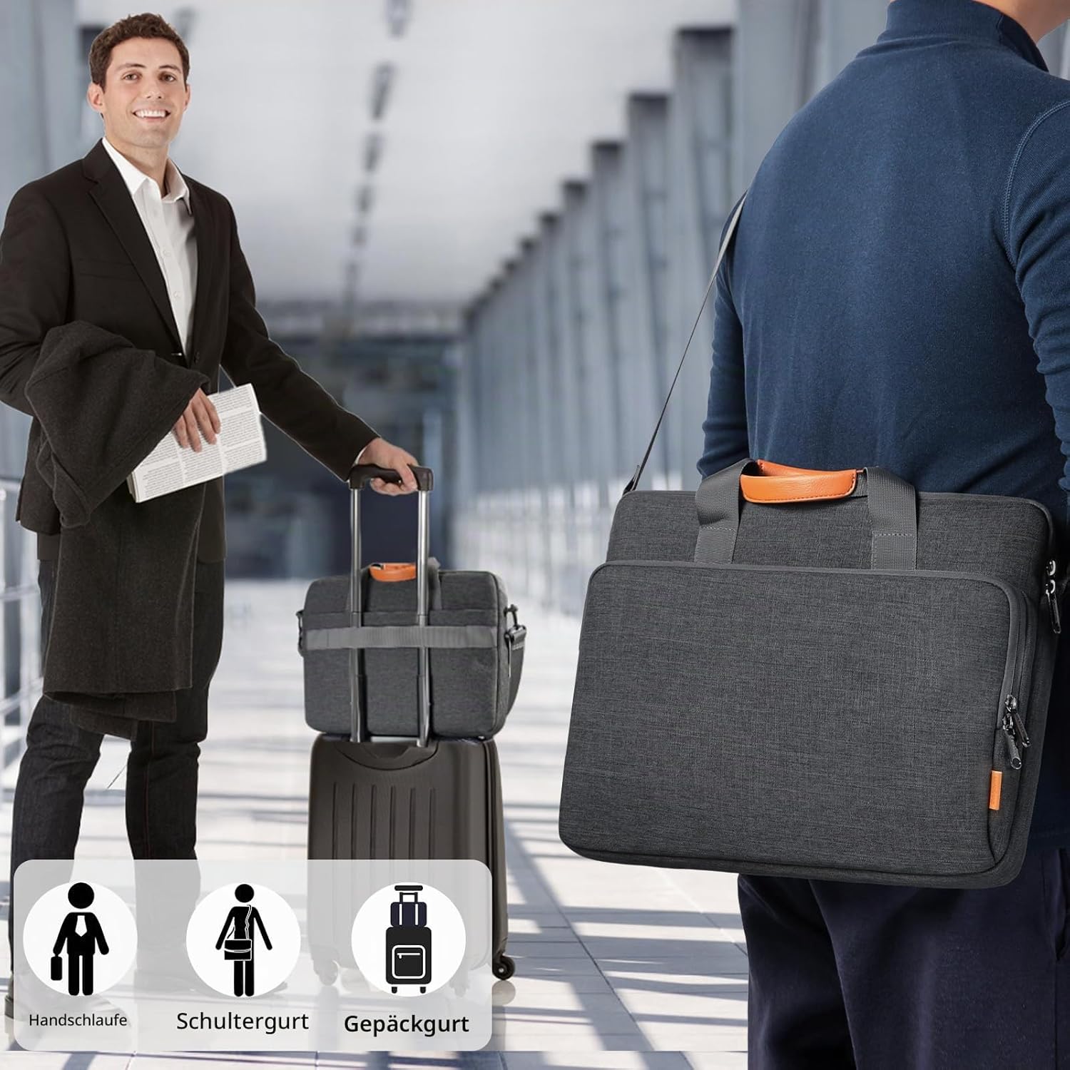 bagasin Laptoptasche Laptop Aktentasche