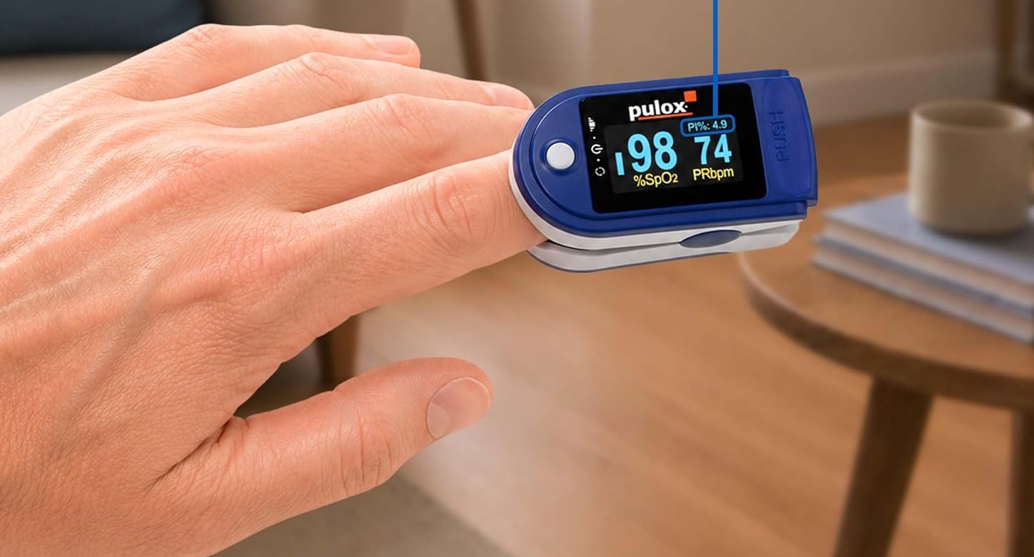 Pulox PO-200 Solo Pulsoximeter Blau zur Messung von SpO2