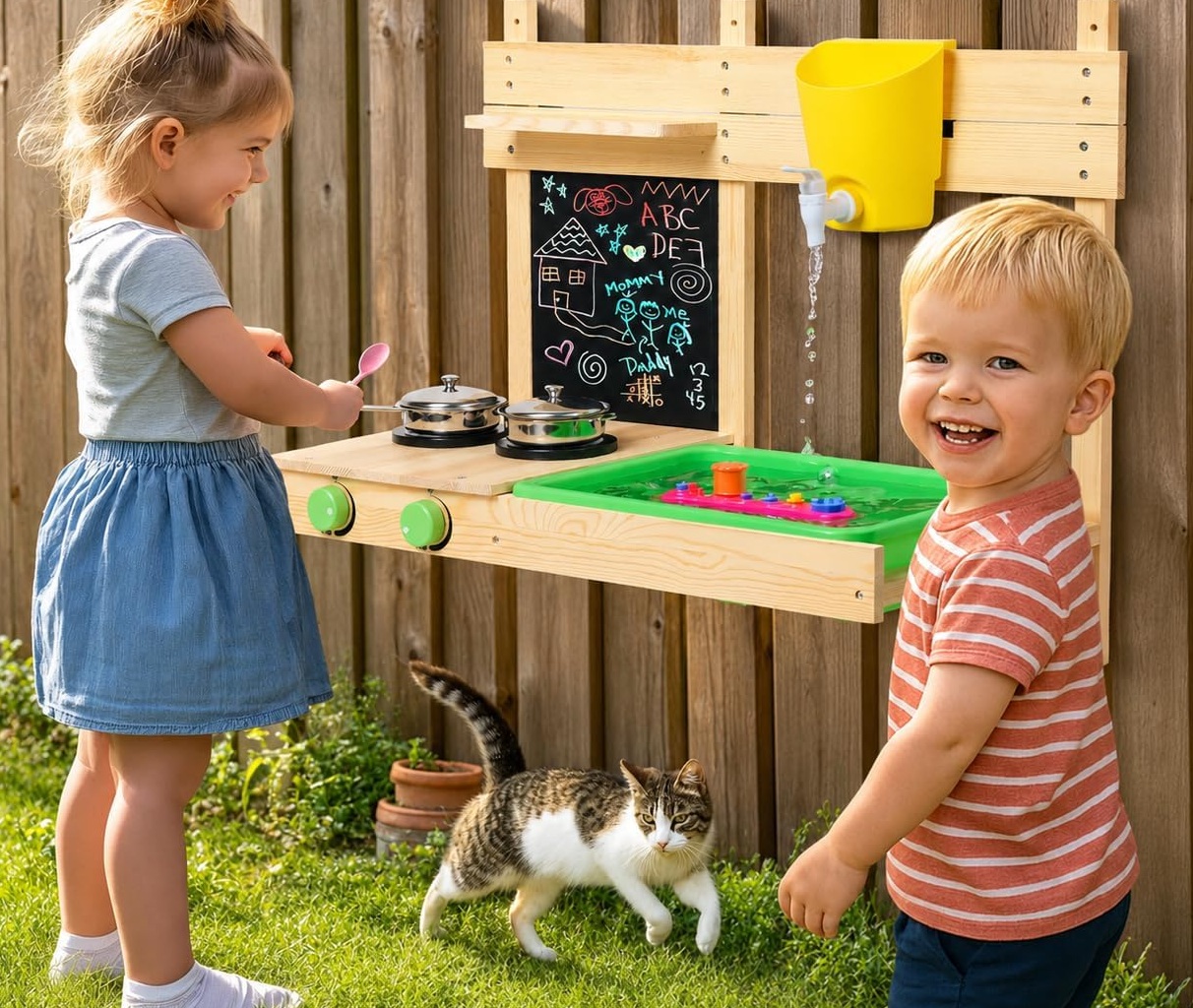 BlueWood Matschküche Kinder Outdoor