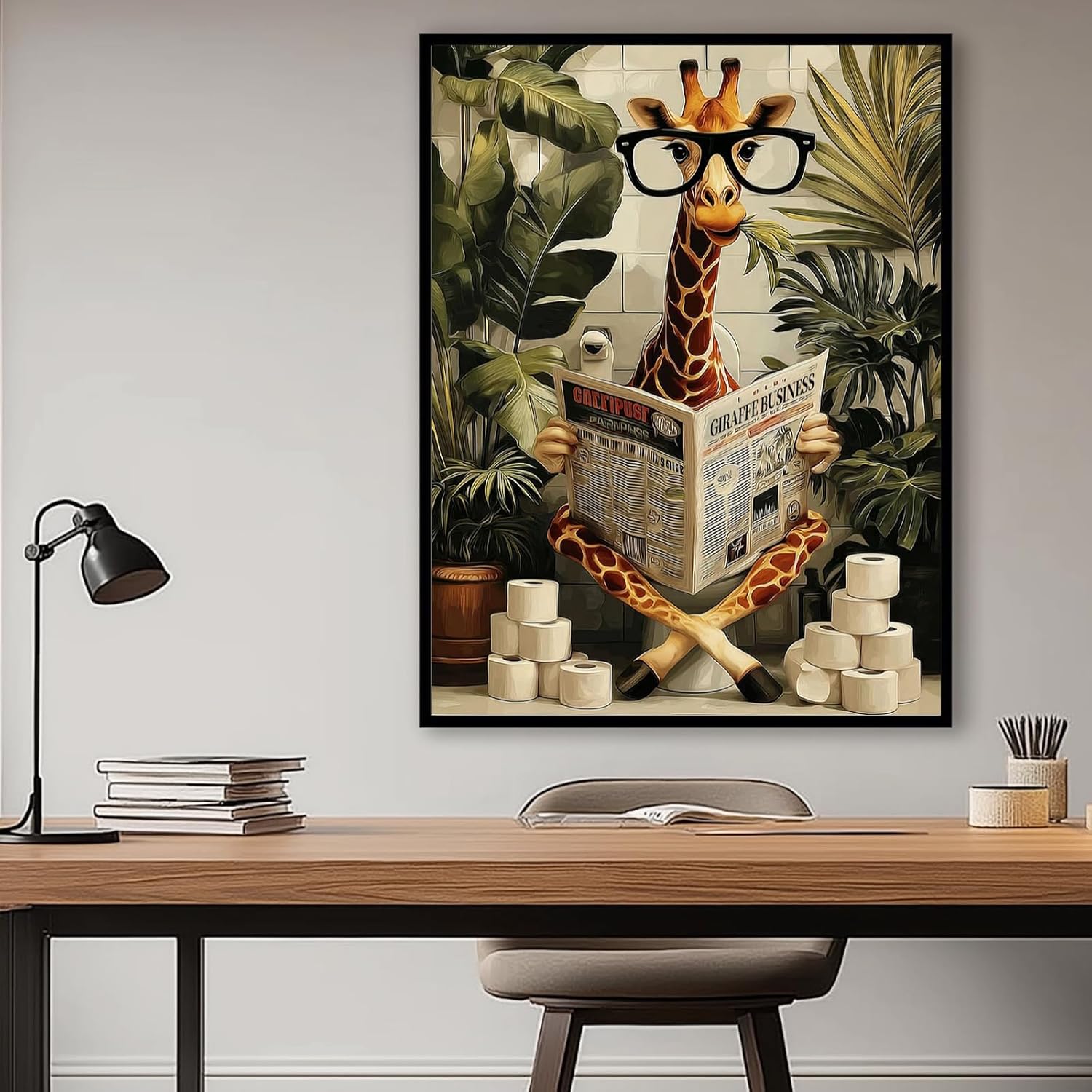 YarnWhimsy Malen nach Zahlen Erwachsene Giraffe