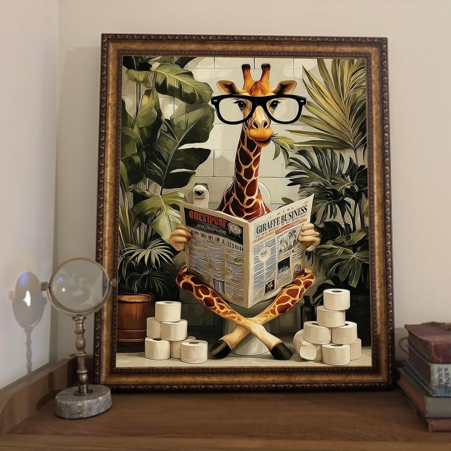YarnWhimsy Malen nach Zahlen Erwachsene Giraffe