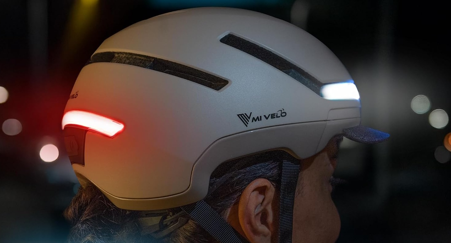 MIVELO Fahrradhelm Damen Herren Erwachsene mit Licht inkl. Helmschloss