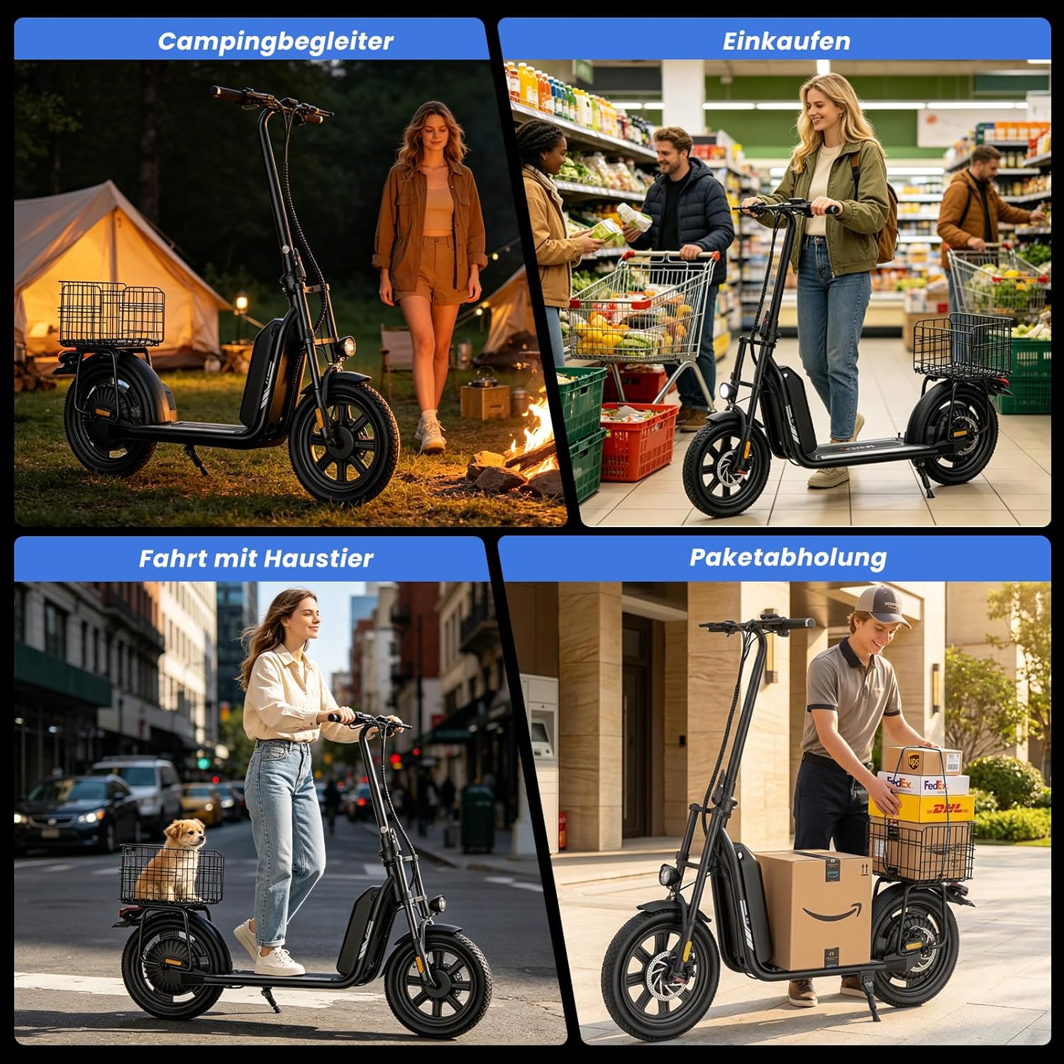 iScooter E Scooter mit Straßenzulassung für Erwachsene