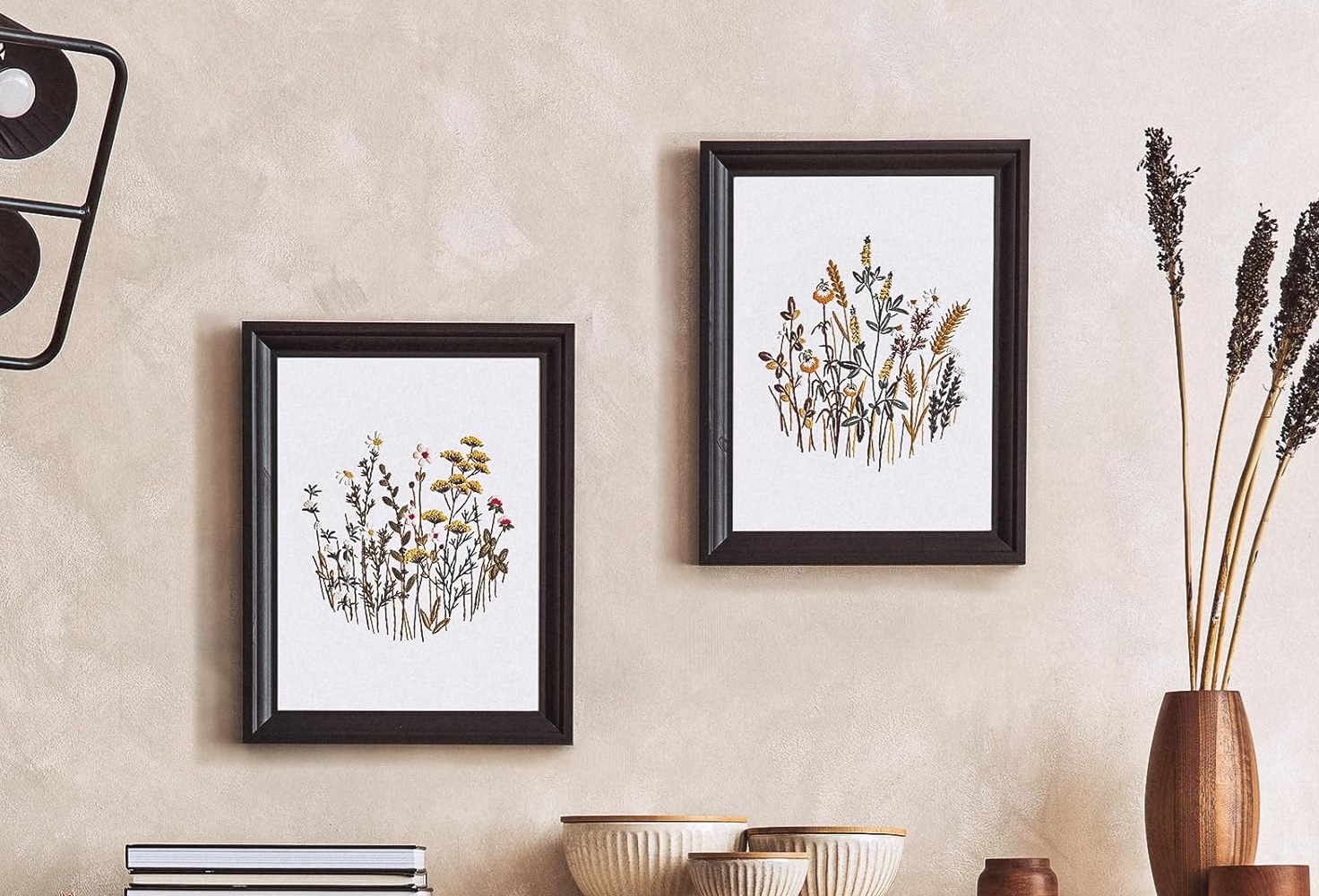 WIVLAX Stick-Set für Anfänger, 3er-Pack DIY Stickpaket mit Blumen-Motiv