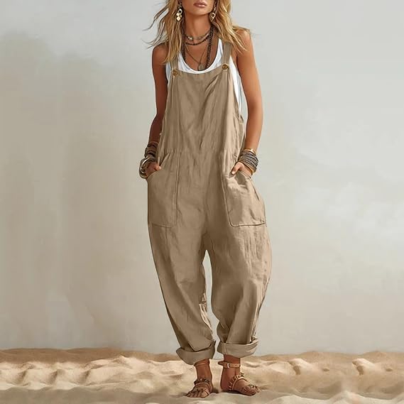 RLEHJN Latzhose Damen Sommer