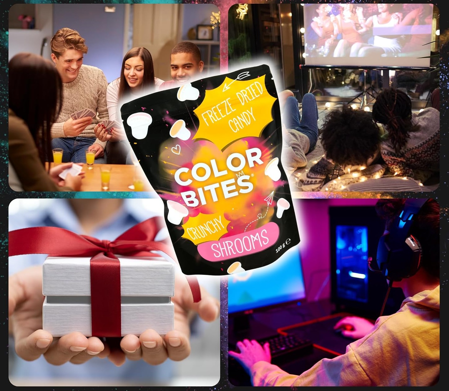 Color Bites - Gefriergetrocknete Süßigkeiten