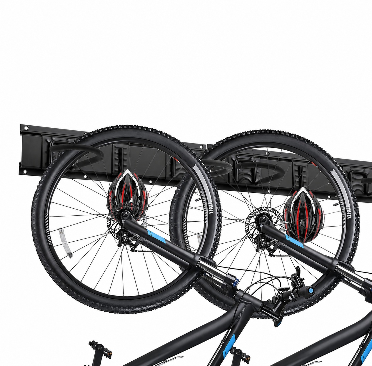 Sinoer extra langer Fahrradwandträger für 60 Zoll, 6 Fahrräder Wandmontage