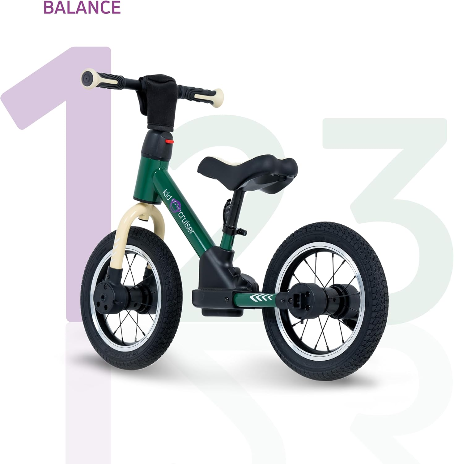 Kidcruiser Pedalplay laufrad ab 2 Jahre, ideal zum Radfahren Lernen