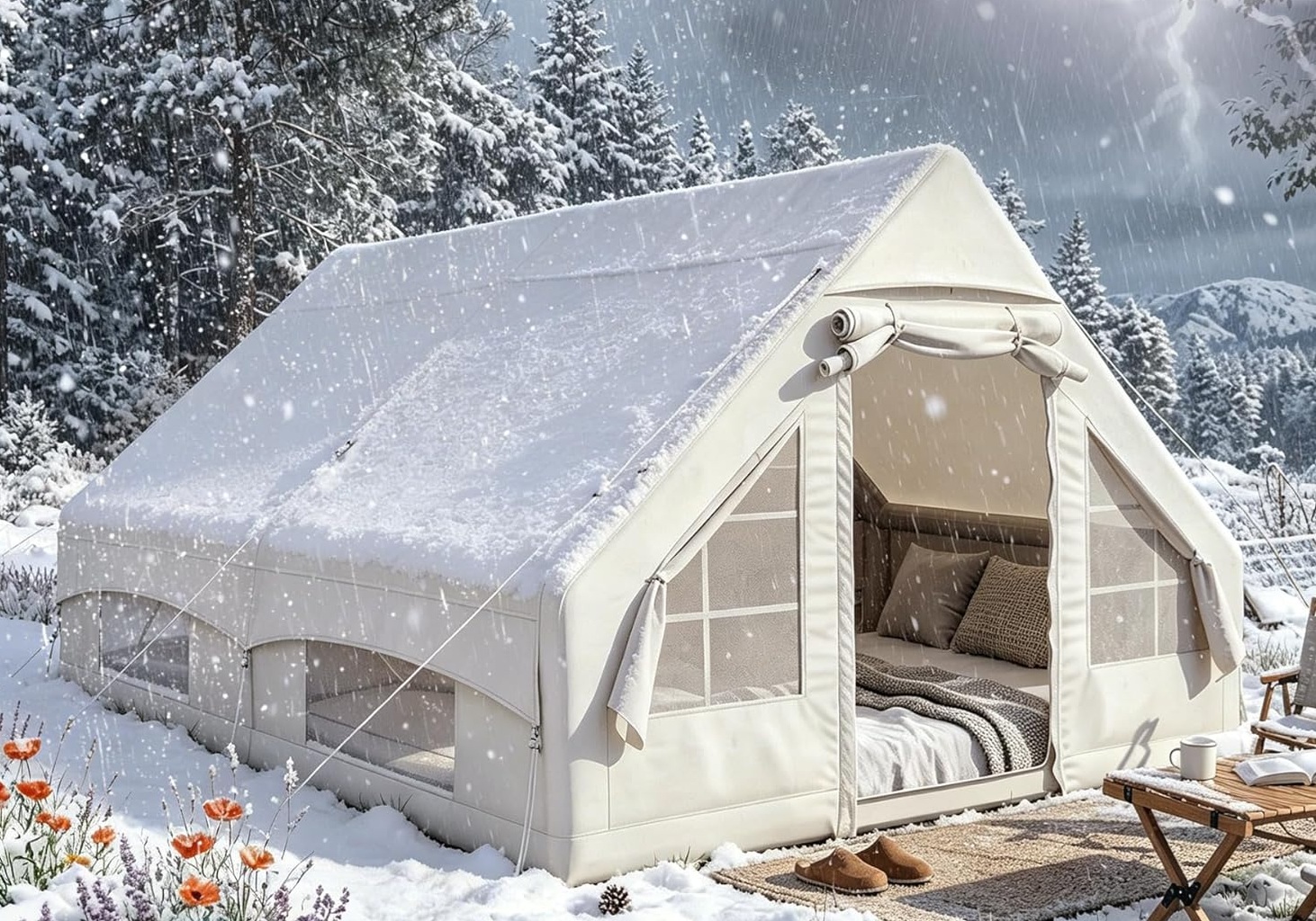 Hawthyhome Aufblasbares Zelt 3x4m