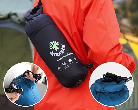 4Monster Outdoor Daunendecke Ultraleicht für Camping