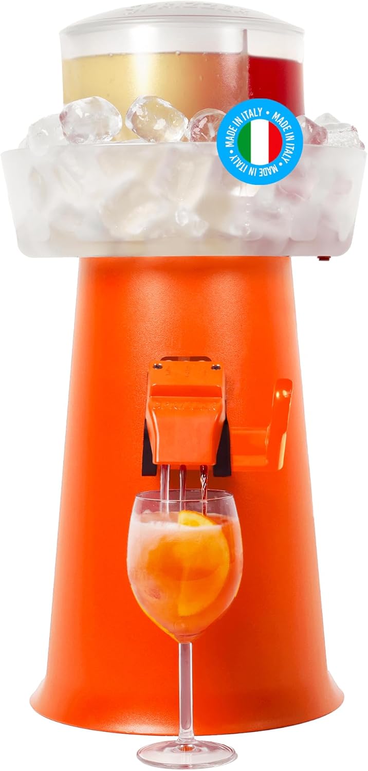 Sprizzer - Aperol Spritz Maschine für Spritz, Dispenser und Mischer mit Eisbehälter für Aperitif