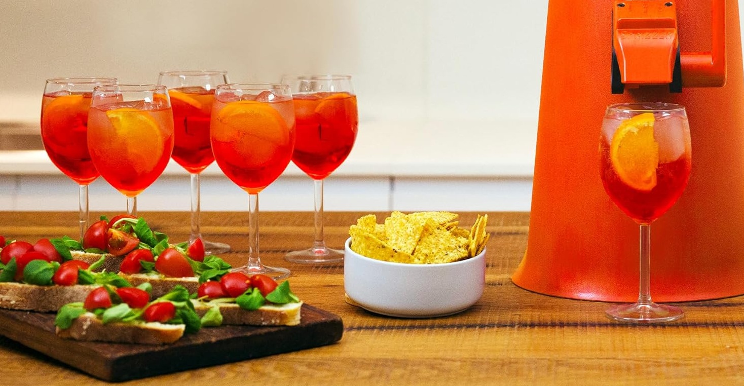 Sprizzer - Aperol Spritz Maschine für Spritz, Dispenser und Mischer mit Eisbehälter für Aperitif
