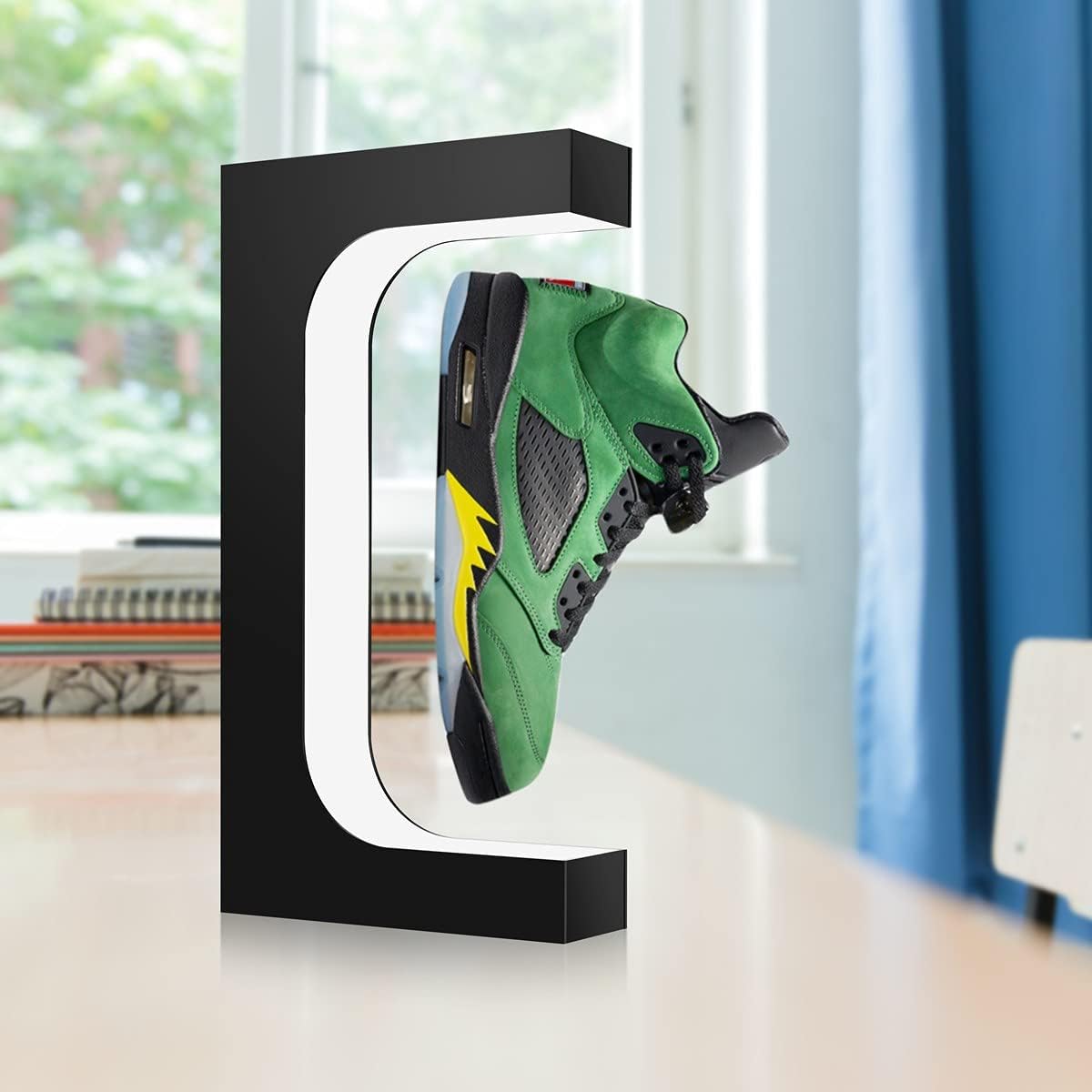 Schwebendes Schuh-Display Magnetische Levitation Sneaker Stand mit LED-Licht