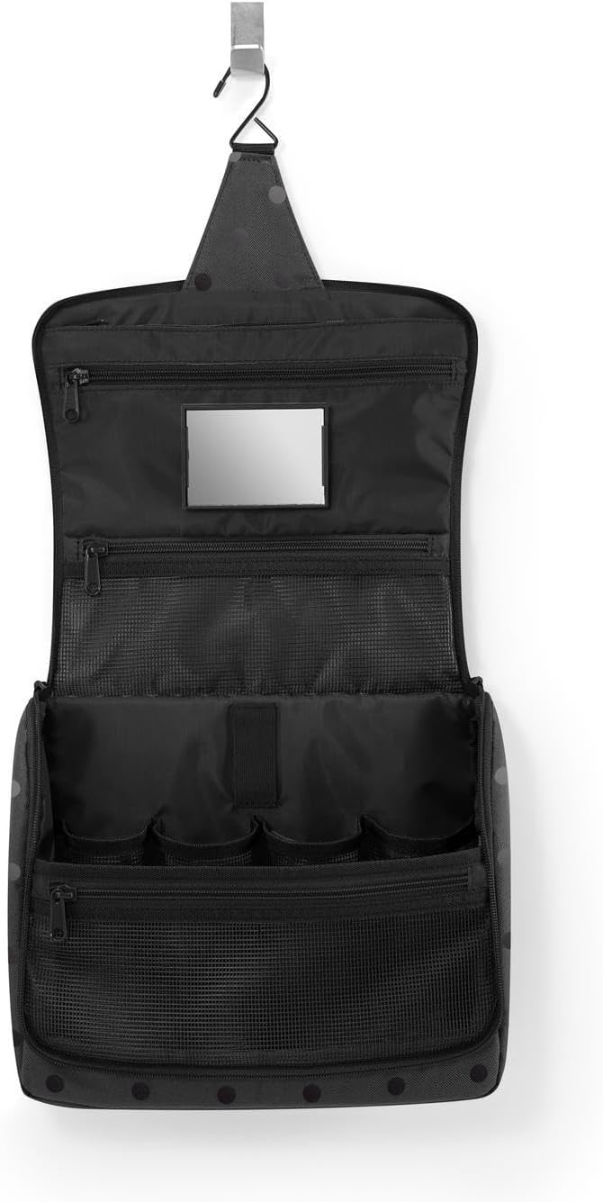 reisenthel toiletbag XL Glossy dots Black