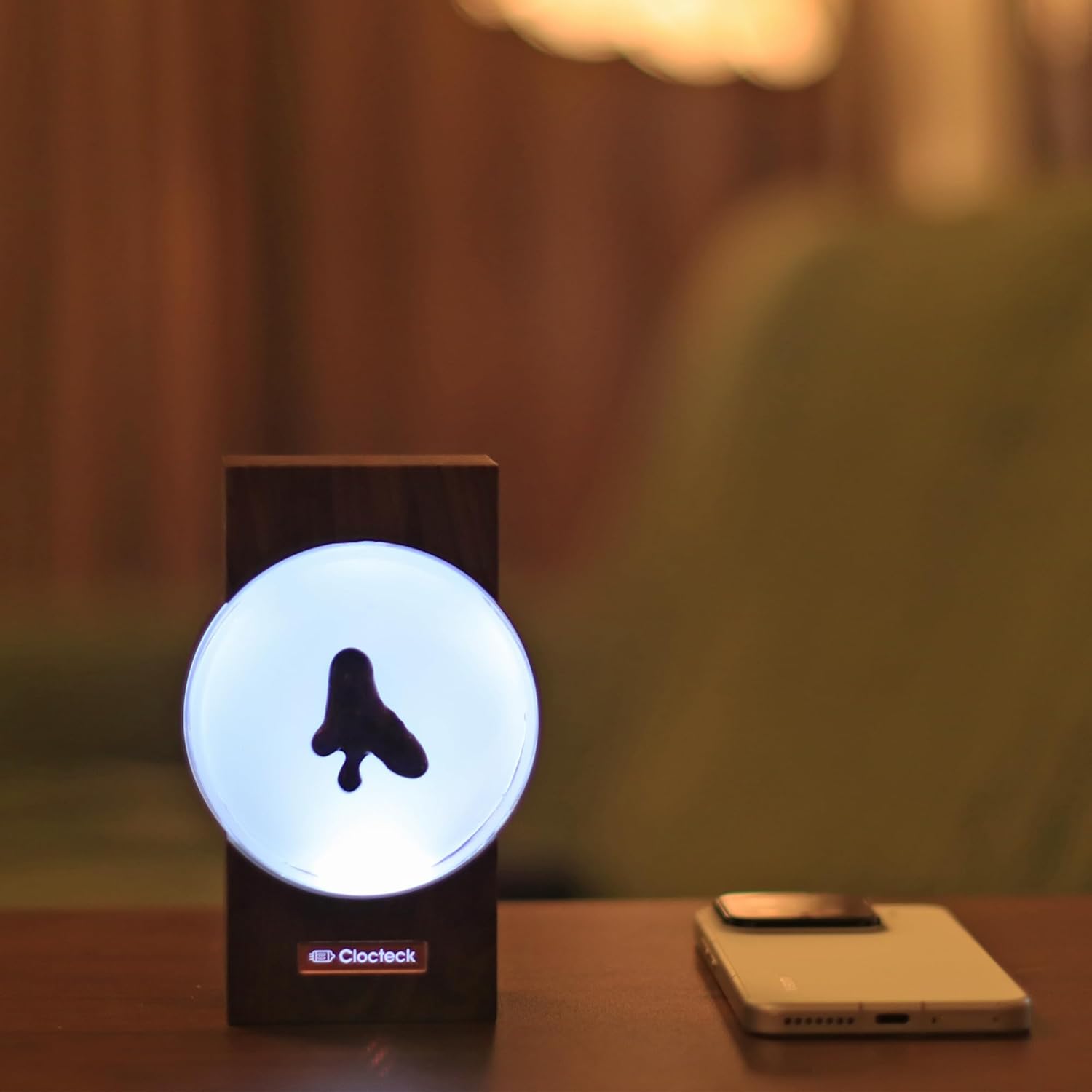 ClocTeck Ferrofluid Visualizer Music Mate, magnetische Flüssigkeit Musik Lautsprecher Mate