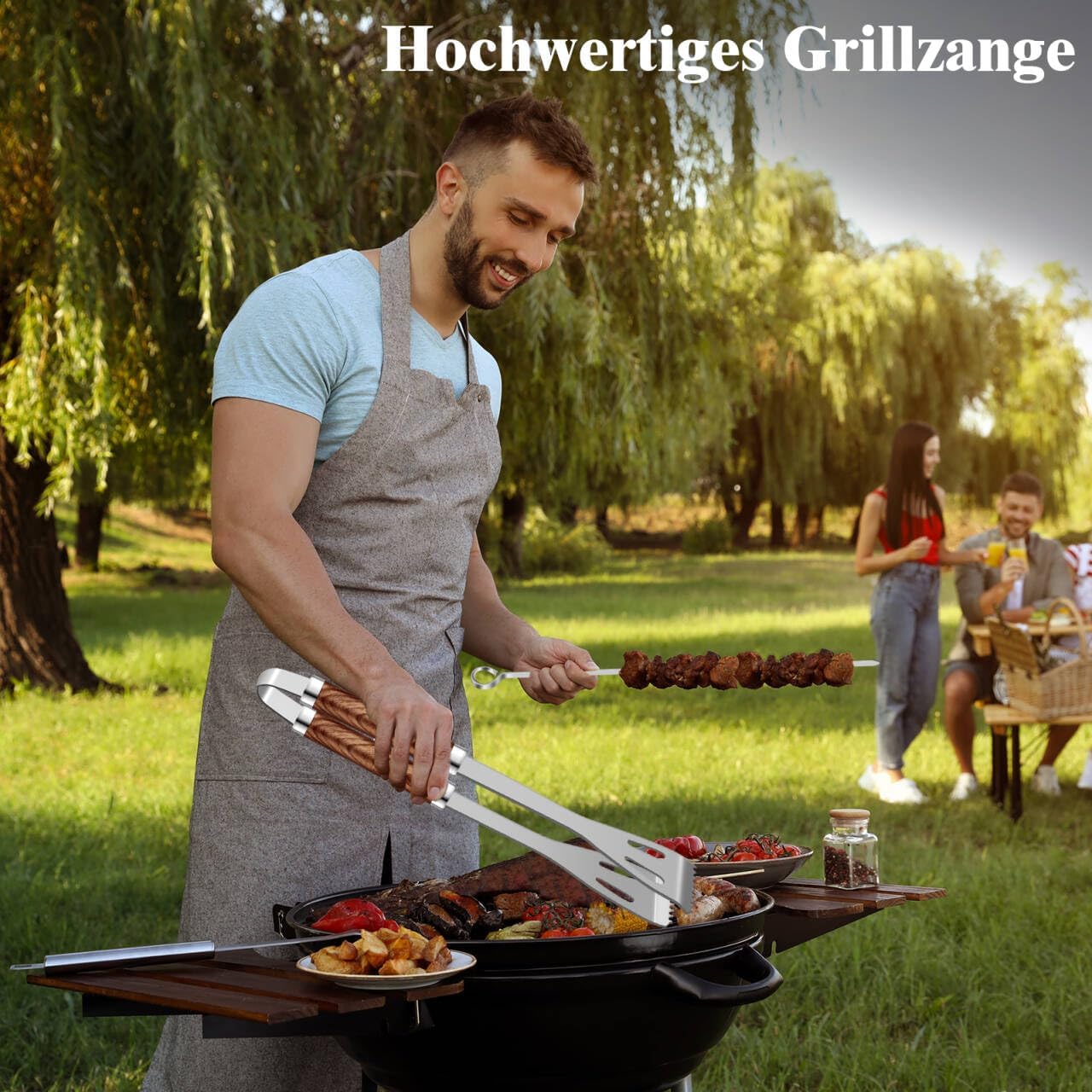 Grilliance 26 Stücke Edelstahl Grillzubehör Set
