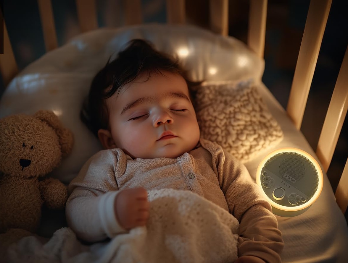 RENPHO White Noise Machine Baby, Tragbare Weißes Rauschen Sound Machine für Neugeborene